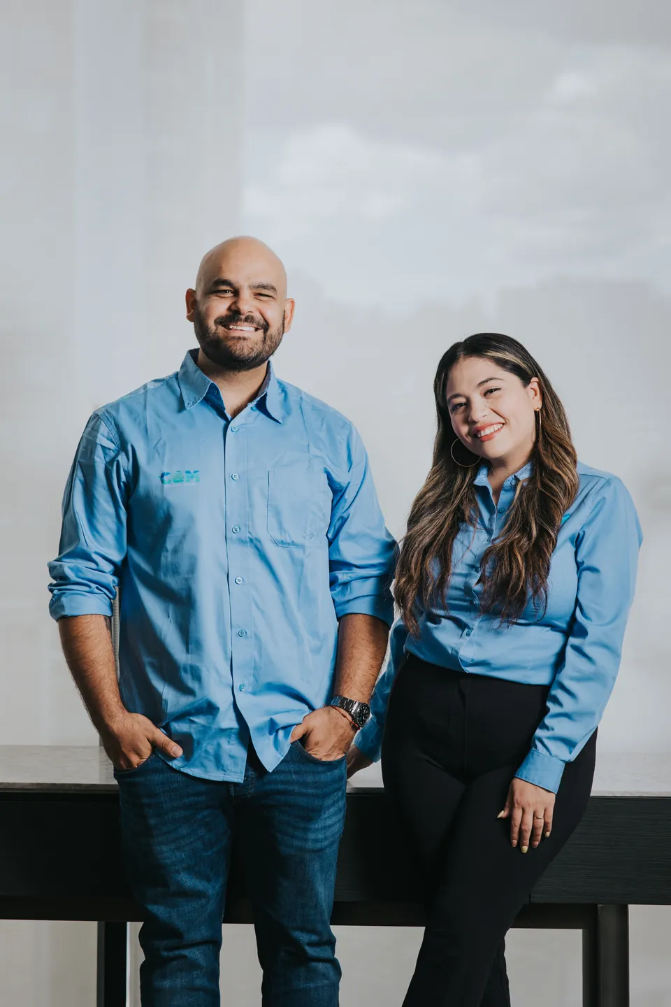 Two members of the C&M team